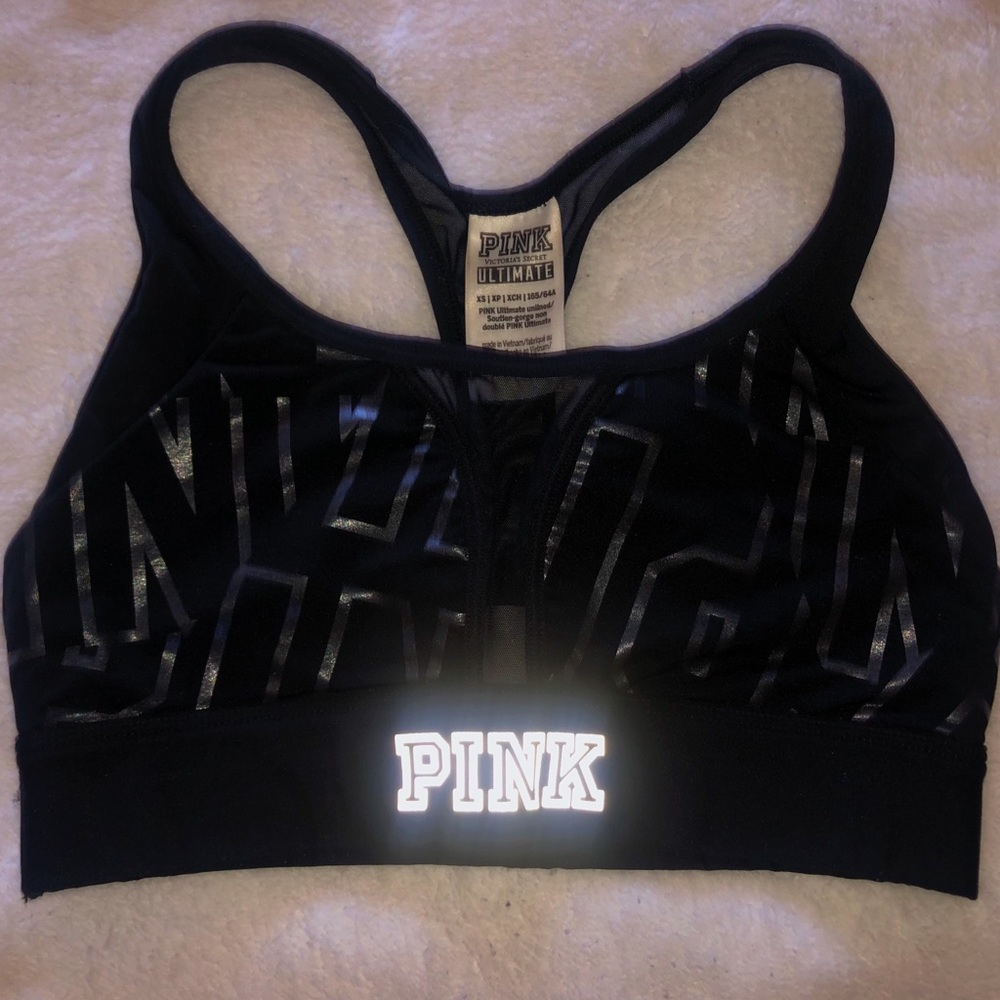 PINK Black Sports Bra